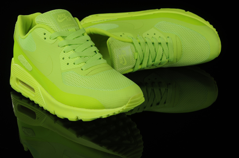 Nike Air Max Shoes Womens Fluorescent Green Online